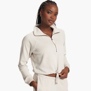 NWT Vuori Sedona Half Zip in Salt Size Small